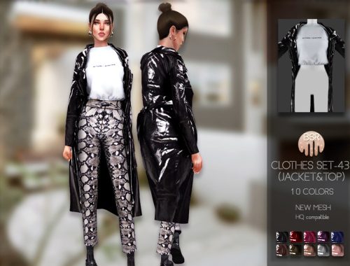 Clothes SET-43 (Jacket&Top) BD173