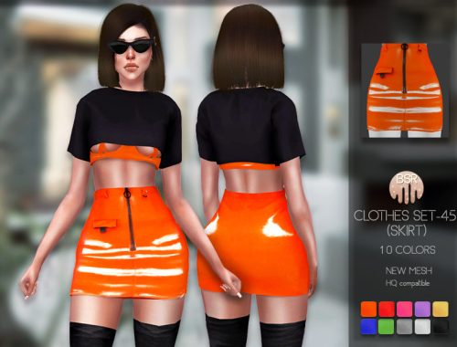 Clothes SET-45 (SKIRT) BD178