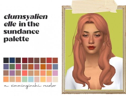 Clumsyalienn’s Lyla + Elle hair recolors at Simminginchi