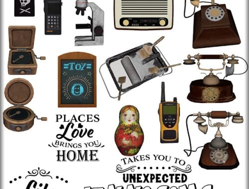 Clutter Decorative 13 Items at Jenni Sims