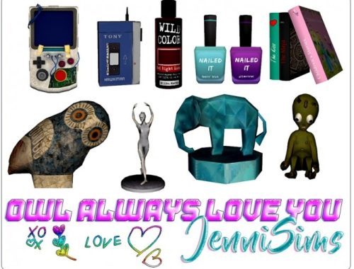 CLUTTER DECORATIVE 9 ITEMS at Jenni Sims