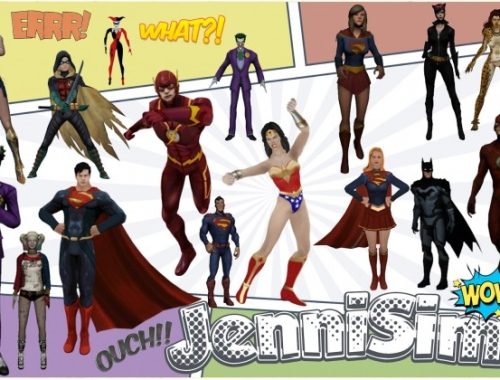 Clutter Decorative Comic Toys 16 Items at Jenni Sims
