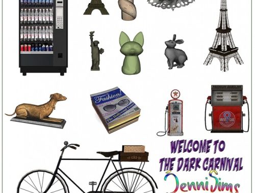 CLUTTER DECORATIVE Paris Afternoon 13 ITEMS at Jenni Sims