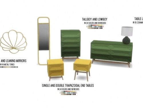 Coba Collection Bedroom Set 14 Items at Simsational Designs