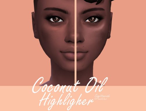 Coconut Oil Highlighter