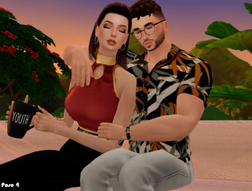 Coffee afternoon (Pose pack)