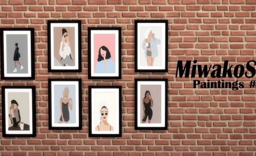 Collection #25 paintings at MiwakoSims