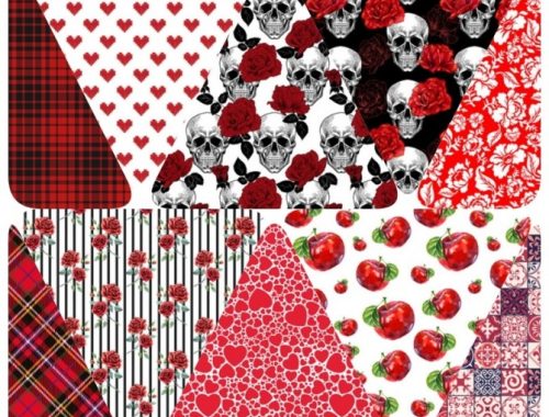 Collection 80 Red Pattern at Annett’s Sims 4 Welt