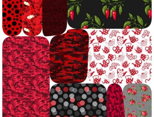 Collection 80 Red Pattern at Annett’s Sims 4 Welt