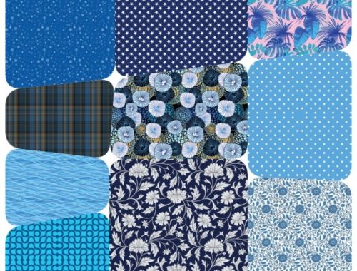 Collection 90 Blue Pattern at Annett’s Sims 4 Welt