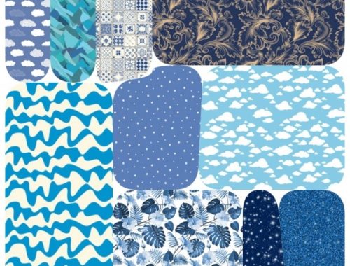 Collection 90 Blue Pattern at Annett’s Sims 4 Welt
