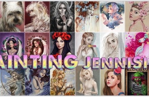 Collection Painting Reading Is Life at Jenni Sims