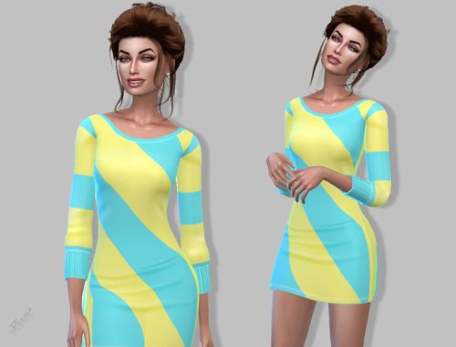 Color Block Dress