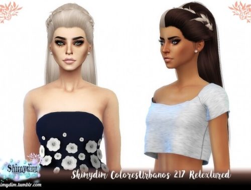 ColoresUrbanos July 2018 Hair Retextures at Shimydim Sims