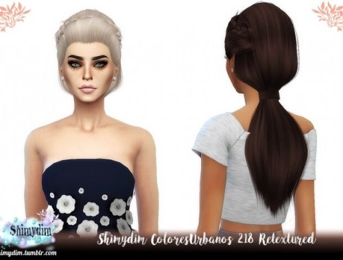 ColoresUrbanos July 2018 Hair Retextures at Shimydim Sims