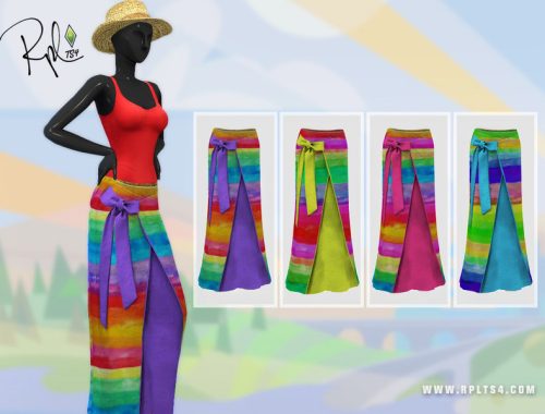 Colorful Maxi Skirt