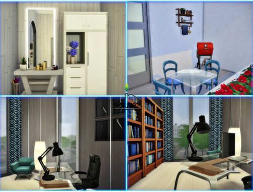 Colorful twin house (No CC!)