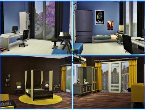 Colorful twin house (No CC!)