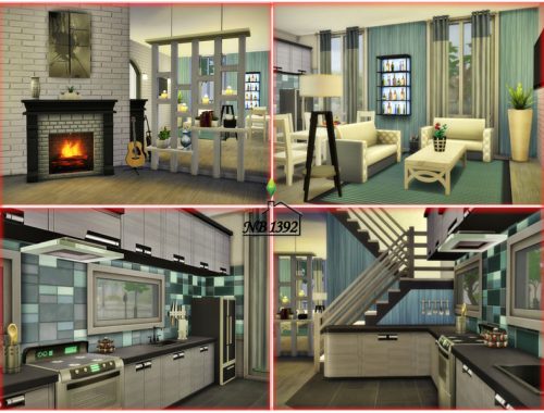 Colorful twin house (No CC!)
