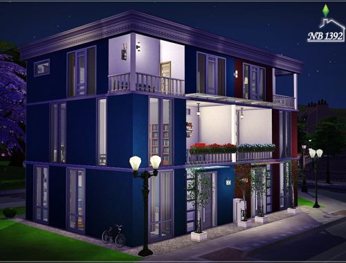 Colorful twin house (No CC!)