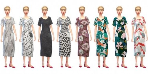 Comfy Shirt Dress at SimPlistic