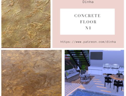 Concrete Floor N1 – 7 Swatches at Dinha Gamer