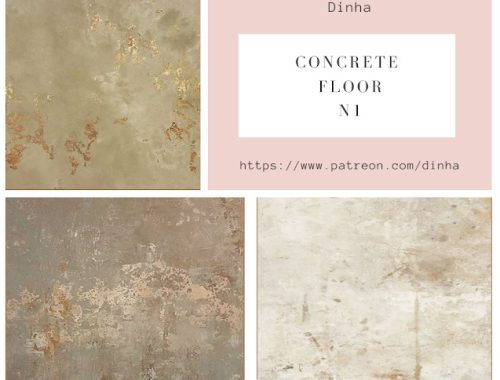 Concrete Floor N1 – 7 Swatches at Dinha Gamer