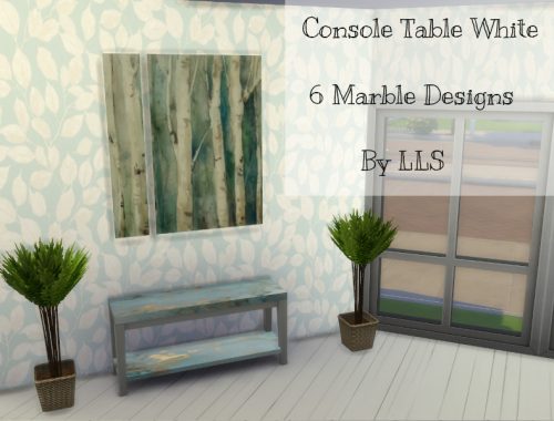 Console Table White by LLS