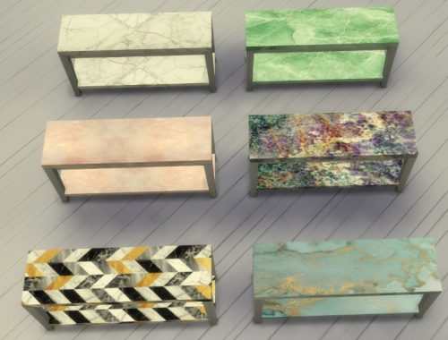 Console Table White by LLS