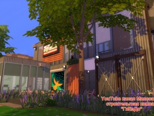 Container gym at Sims by Mulena