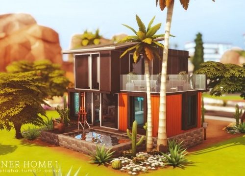 Container home 1 at Helga Tisha