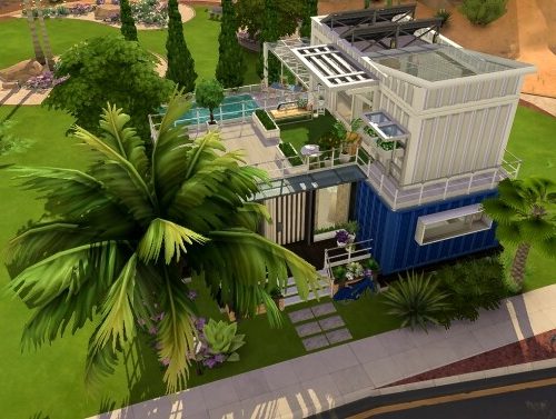 Container house at Mrs.MilkiSims