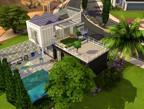 Container house at Mrs.MilkiSims