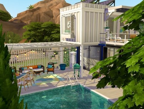 Container house at Mrs.MilkiSims