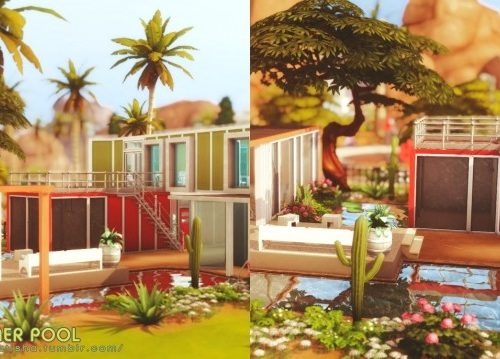 Container pool at Helga Tisha