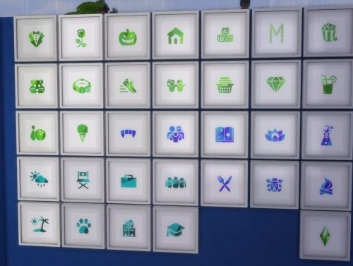 Content Pack Logos Painting by TheRandomMelon at Mod The Sims