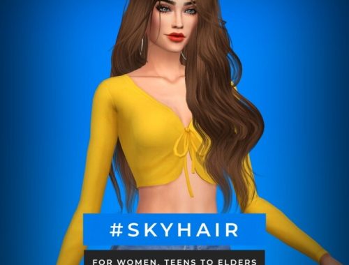 Coraline & Sky Hair + July Gifts at Sonya Sims