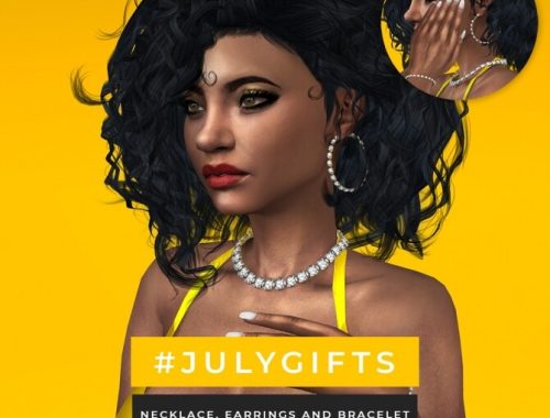 Coraline & Sky Hair + July Gifts at Sonya Sims