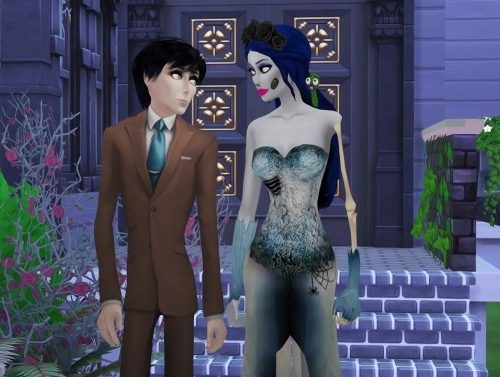 CORPSE BRIDE SET by Thiago Mitchell at REDHEADSIMS