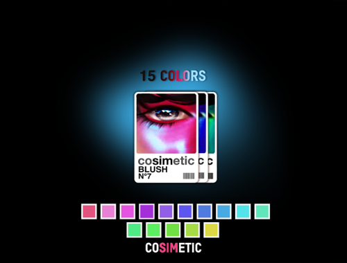 COSIMETIC Blush N7 for Halloween. Inspired by FKA TWIGS