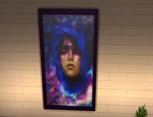 Cosmick Warrior Painting