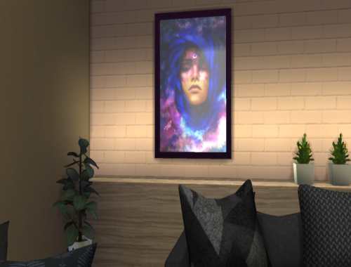 Cosmick Warrior Painting
