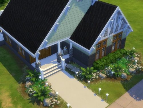 Cottage Family Home NO CC by zhepomme at Mod The Sims