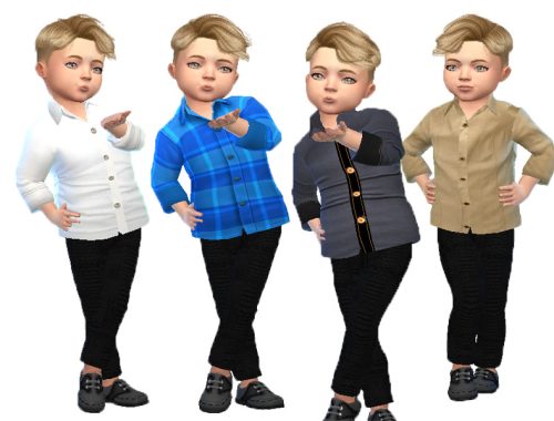 Cotton shirts for toddler boys