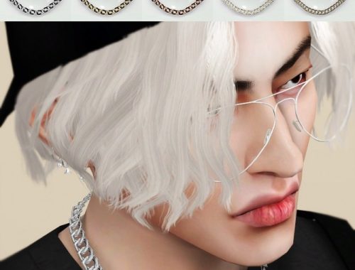 Countdown necklace at Praline Sims