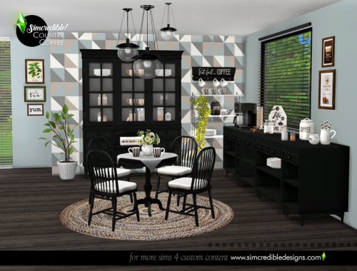 Country Coffee Dining Area