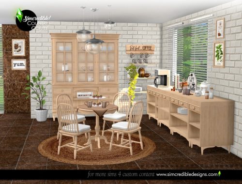 Country Coffee Dining Area