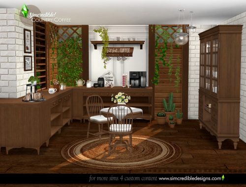 Country Coffee Dining Area