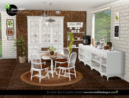 Country Coffee Dining Area