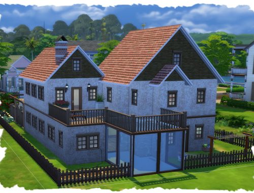 Country life house by Chalipo at All 4 Sims